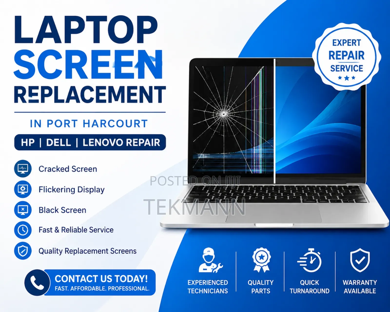 Laptop Screen Replacement In Portharcourt | Hp Dell Lenovo Acer Repair