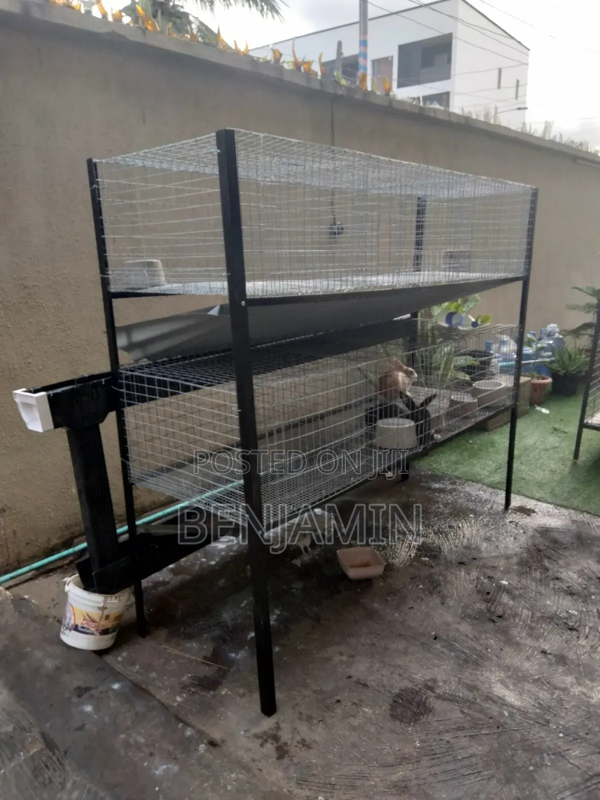 6 Rooms Rabbits Cage