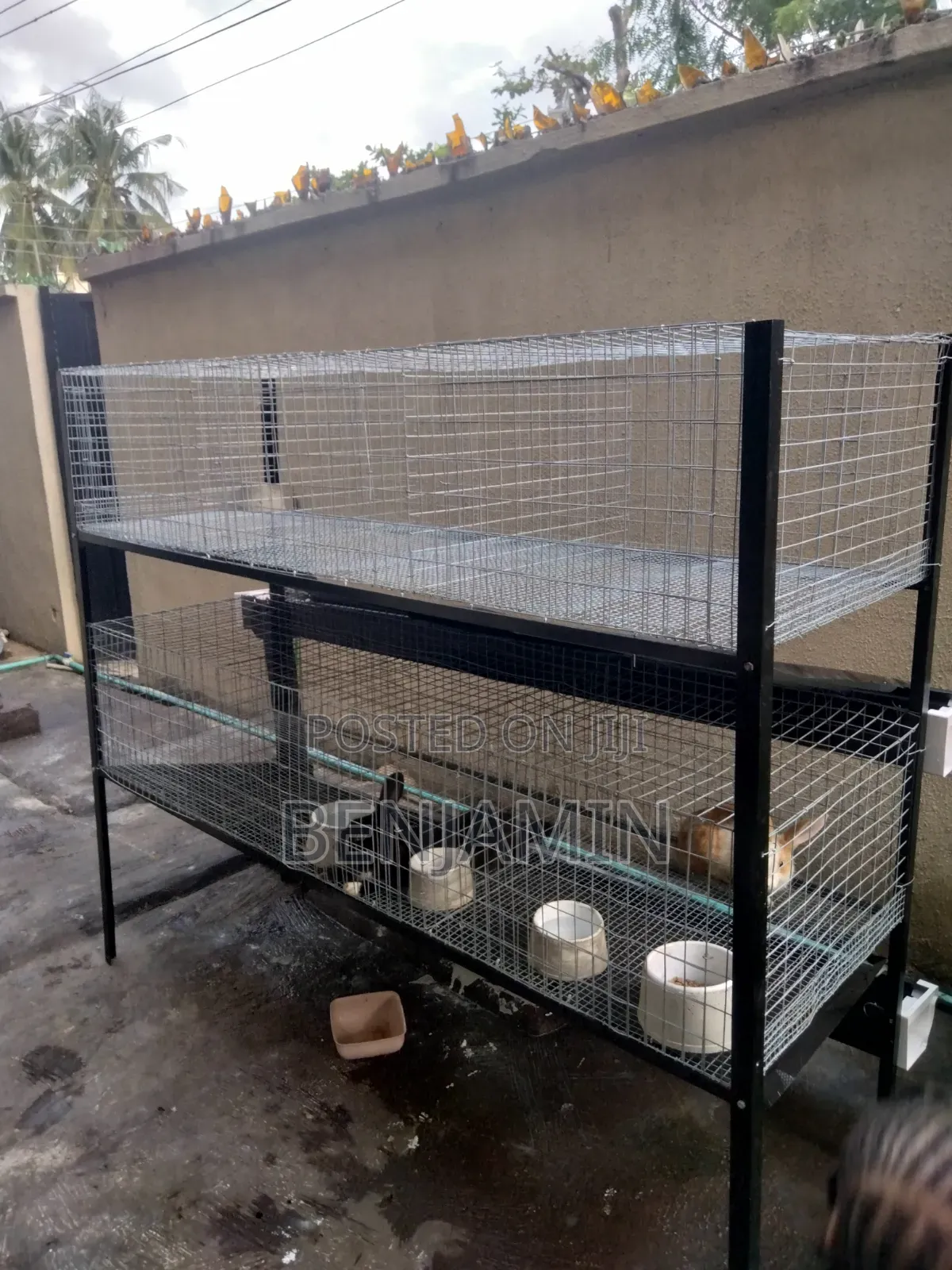 6 Rooms Rabbits Cage