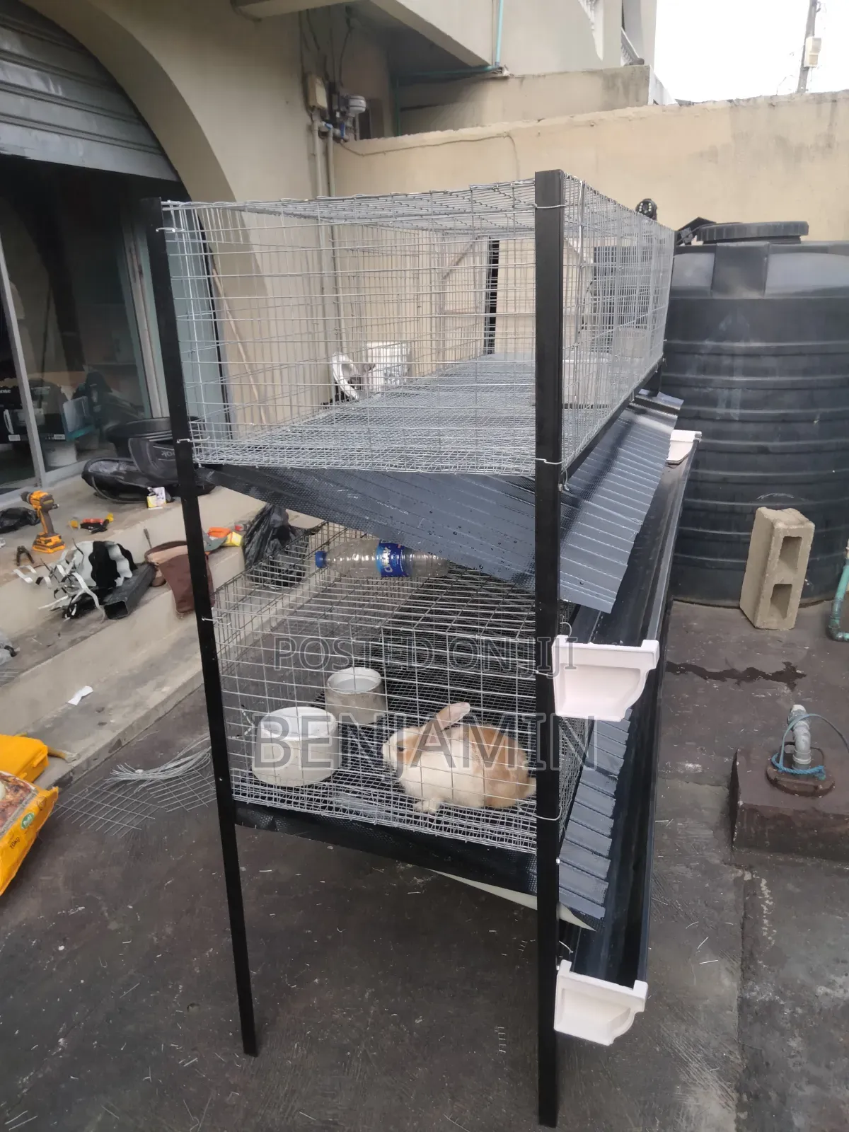 6 Rooms Rabbits Cage