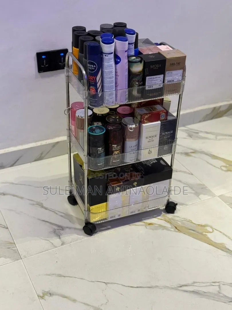 3layer High Quality Acrylic Trolley