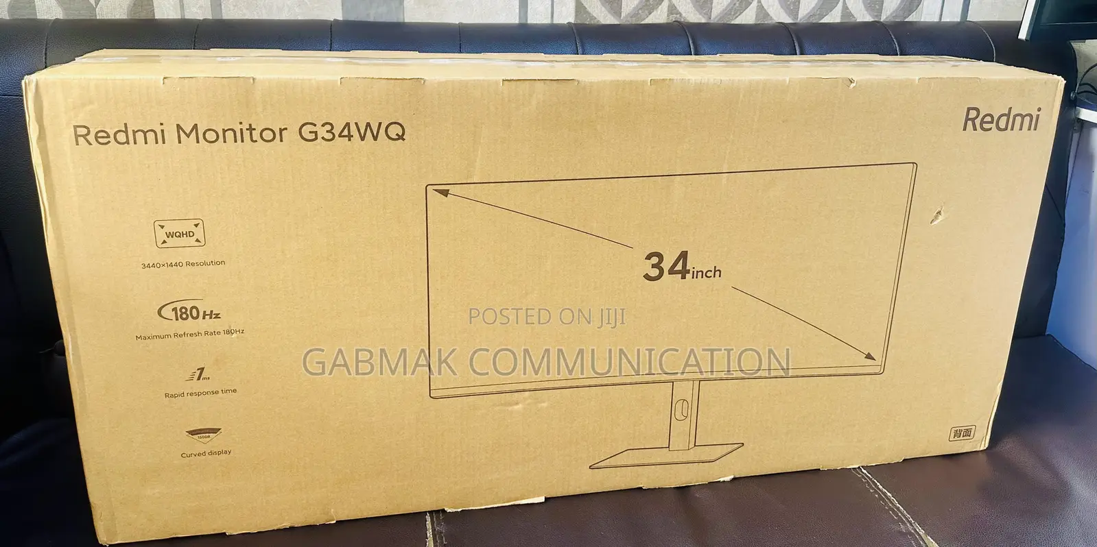 Xiaomi Redmi 34 Inch G34wq Ips 180hz Curved Gaming Monitor