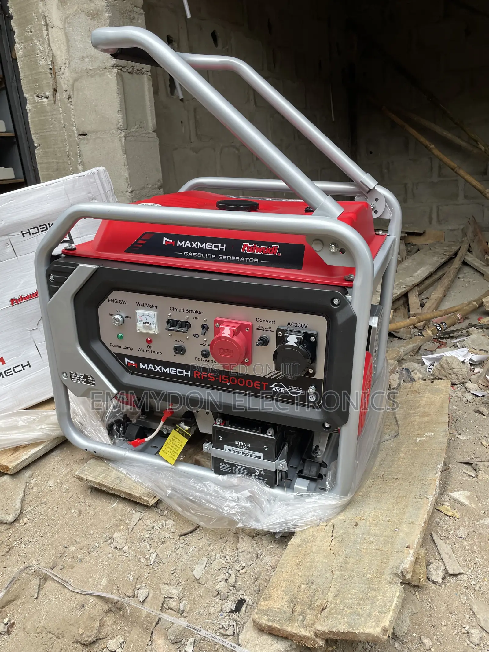 Maxmech RFS-15000et Petrol Generator Strong and Durable