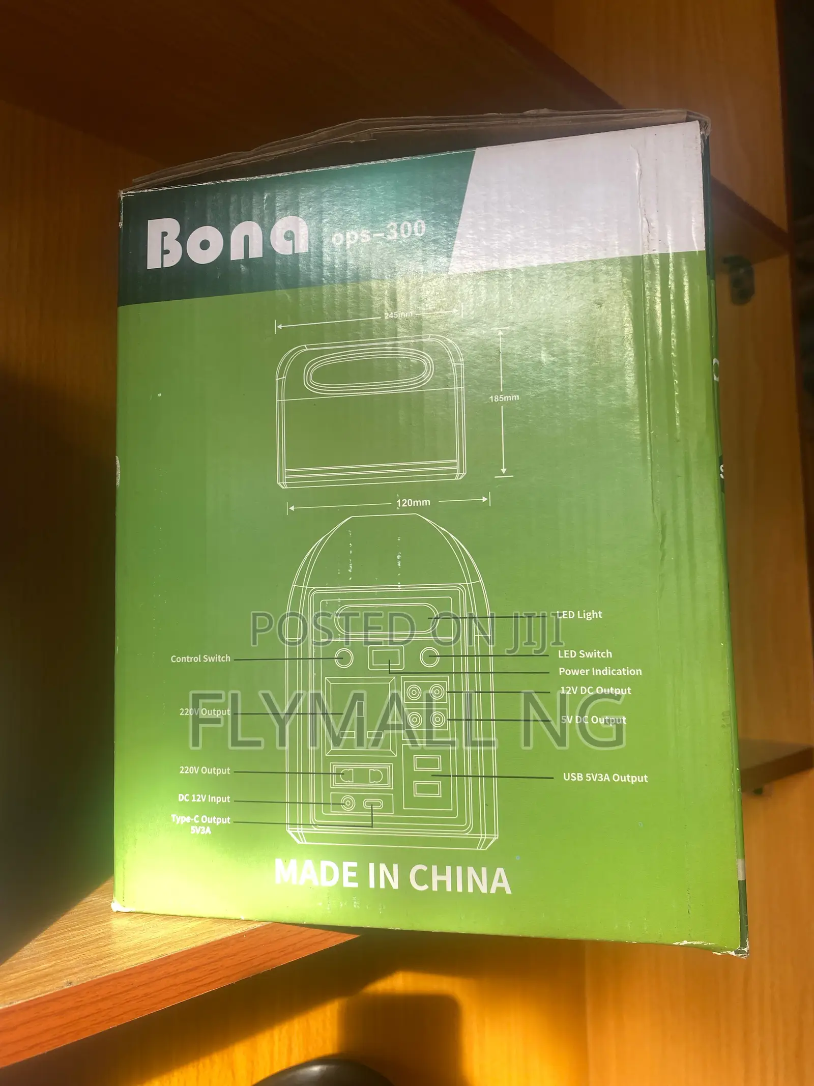 Bona 300w Solar Generator Power Station Bona Ops-300 12.8v/20ah
