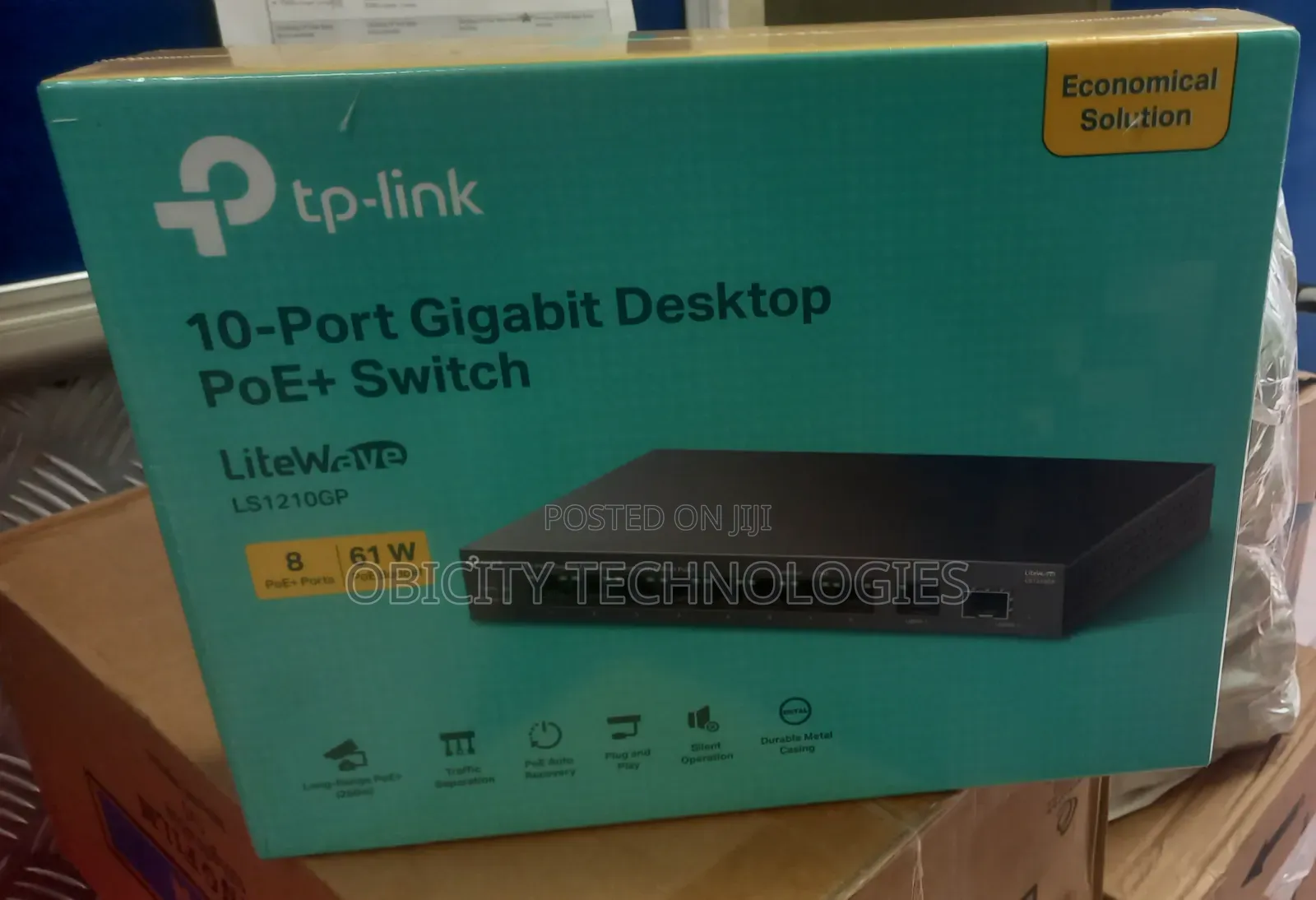 Tp-Link Litewave 10-Port Gigabit Desktop Switch With 8-Port Poe