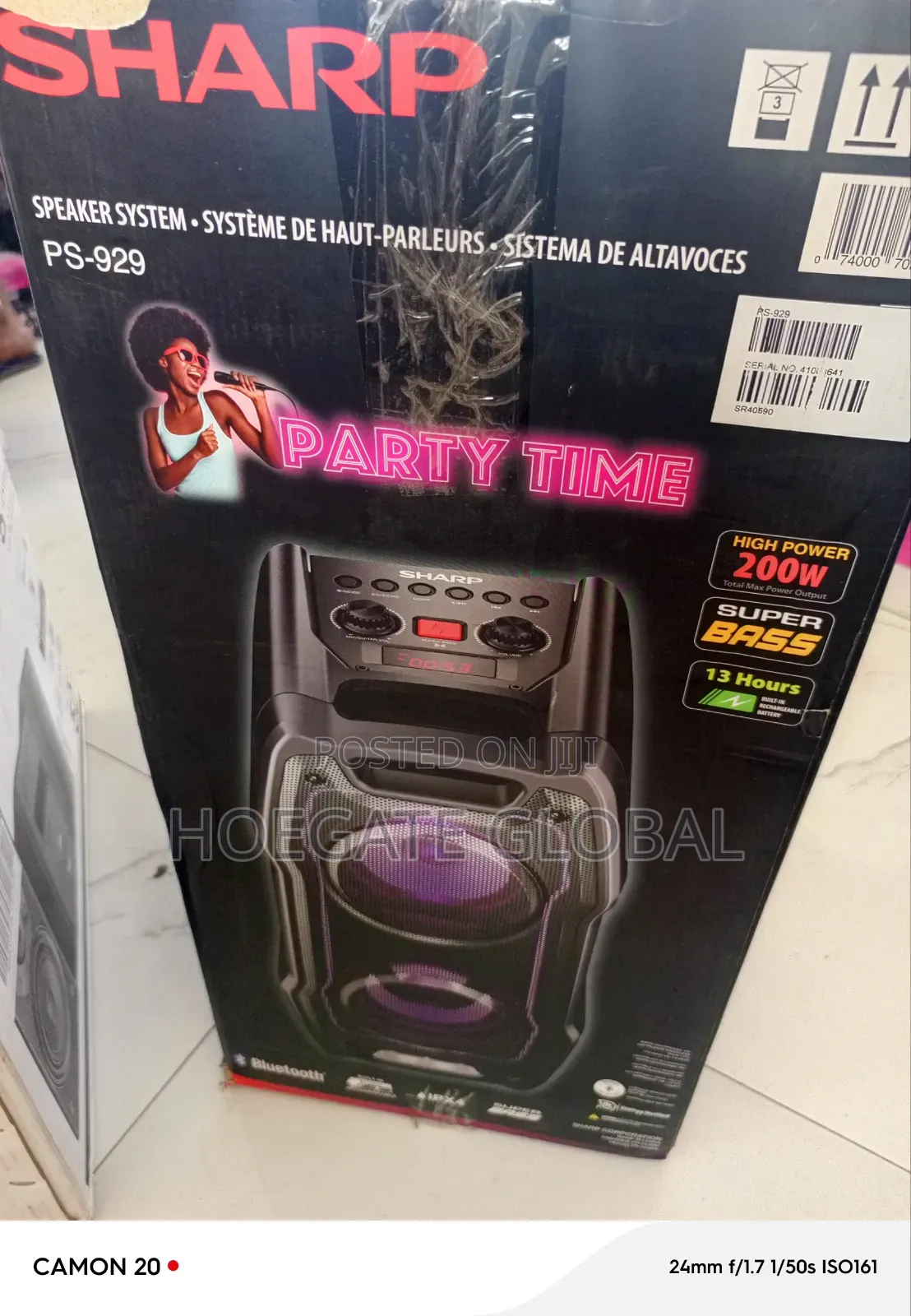Sharp P929 Wireless Party Speaker