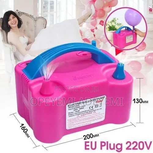 Pink Electric Balloon Pump