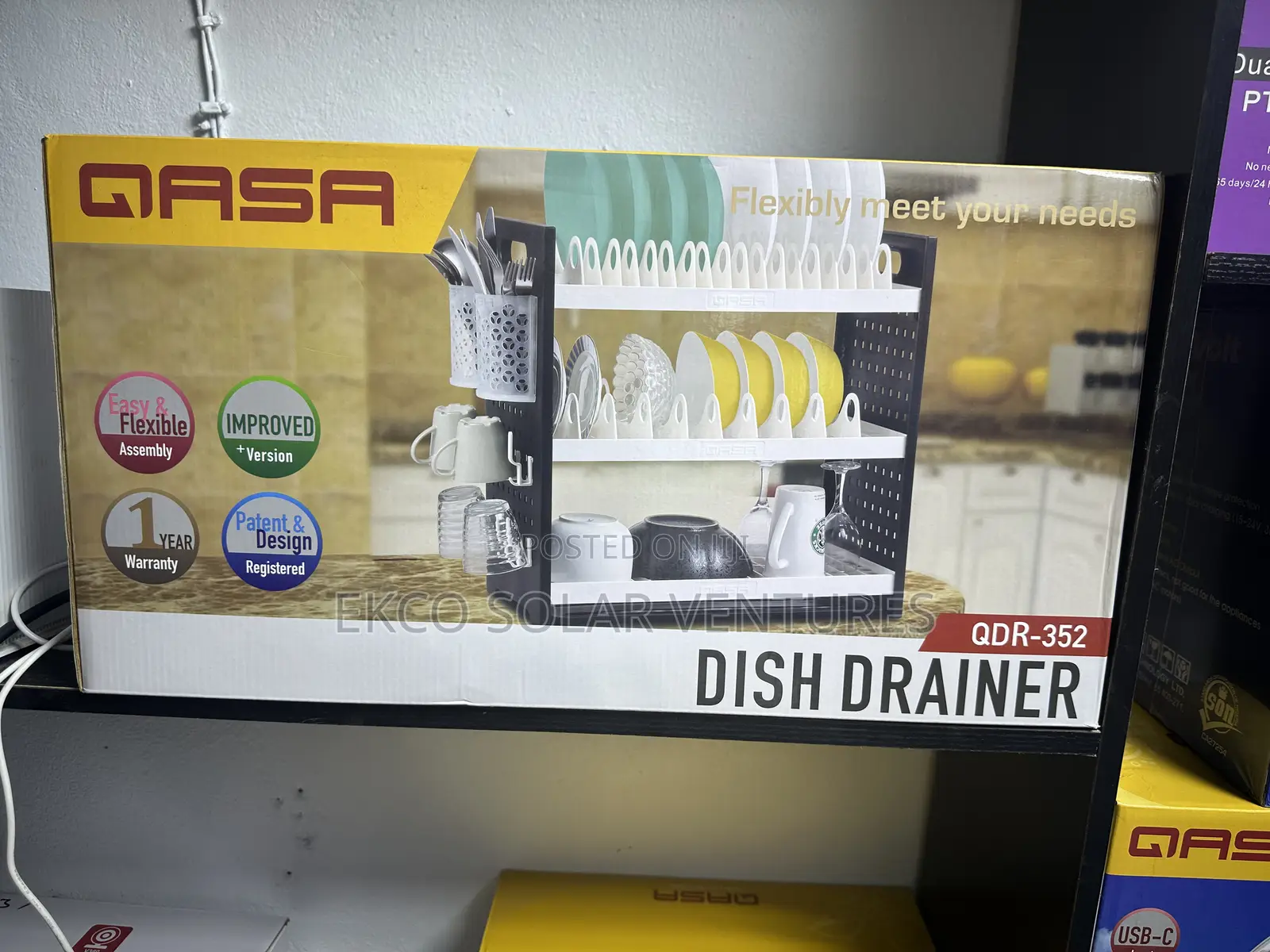 Qasa 3-Tier Dish Drainer