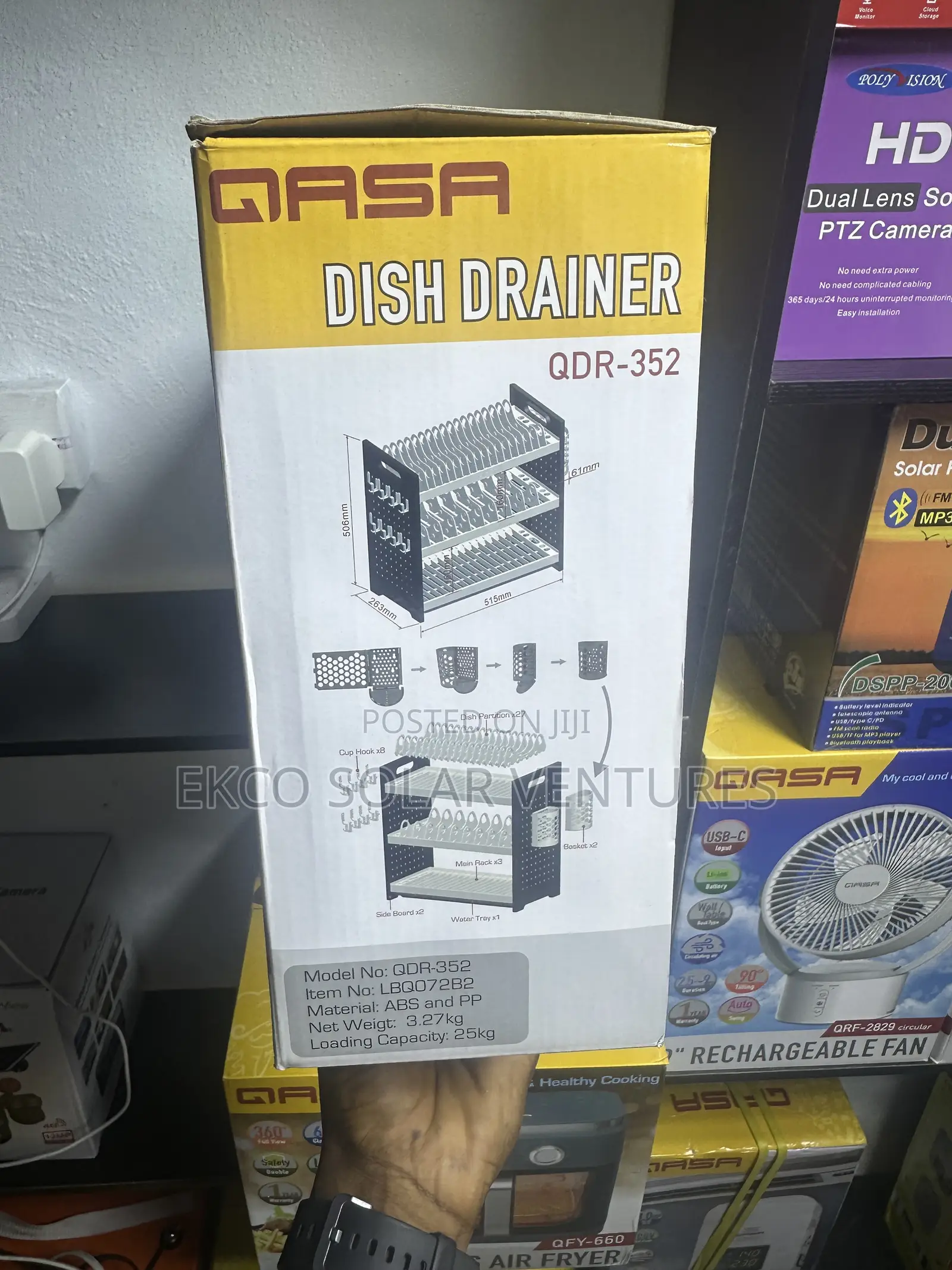 Qasa 3-Tier Dish Drainer