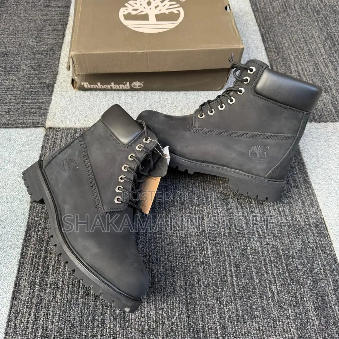 Original High Quality Prenium 6 Timberland Triple Black