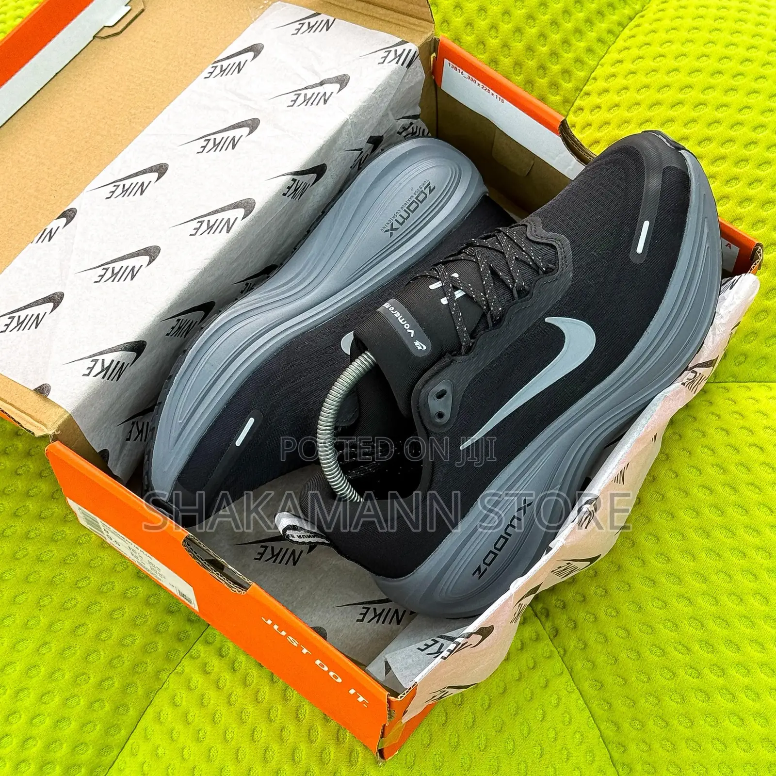 Original Nike Shoes Vomero Zoom X Black Grey Sole High Quality