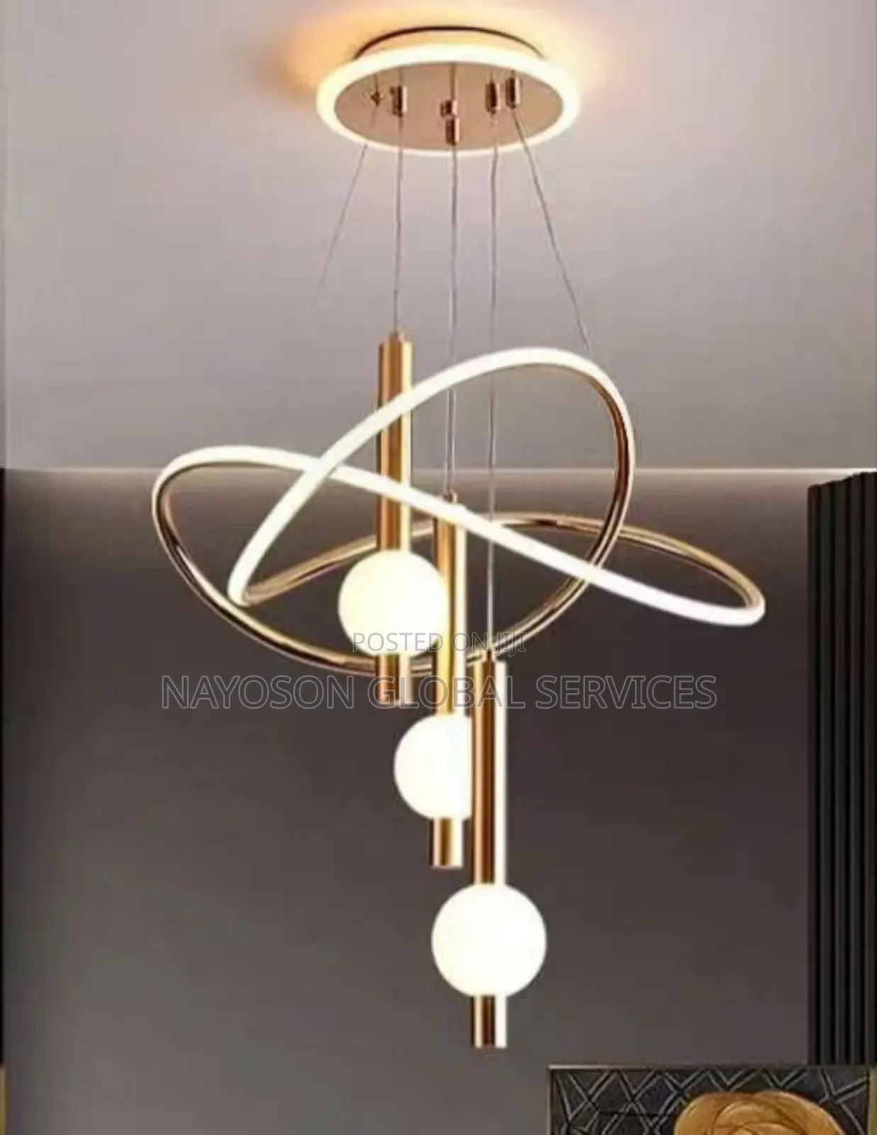 3bulb Microphone Chandelier