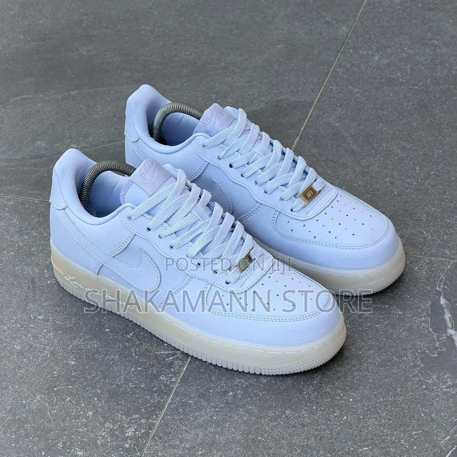 Original Drake X Nike Air Force One Lyf Blue High Grade