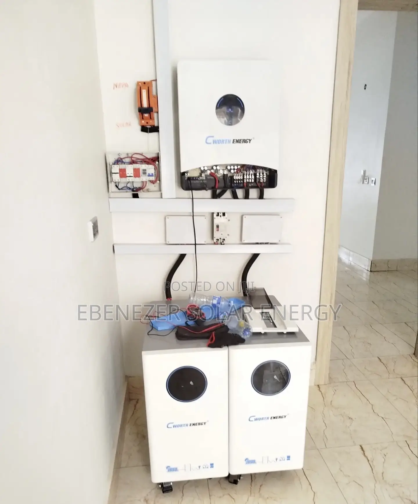 30kwh Cworth Lithium Battery, 12kva Inverter Full Package