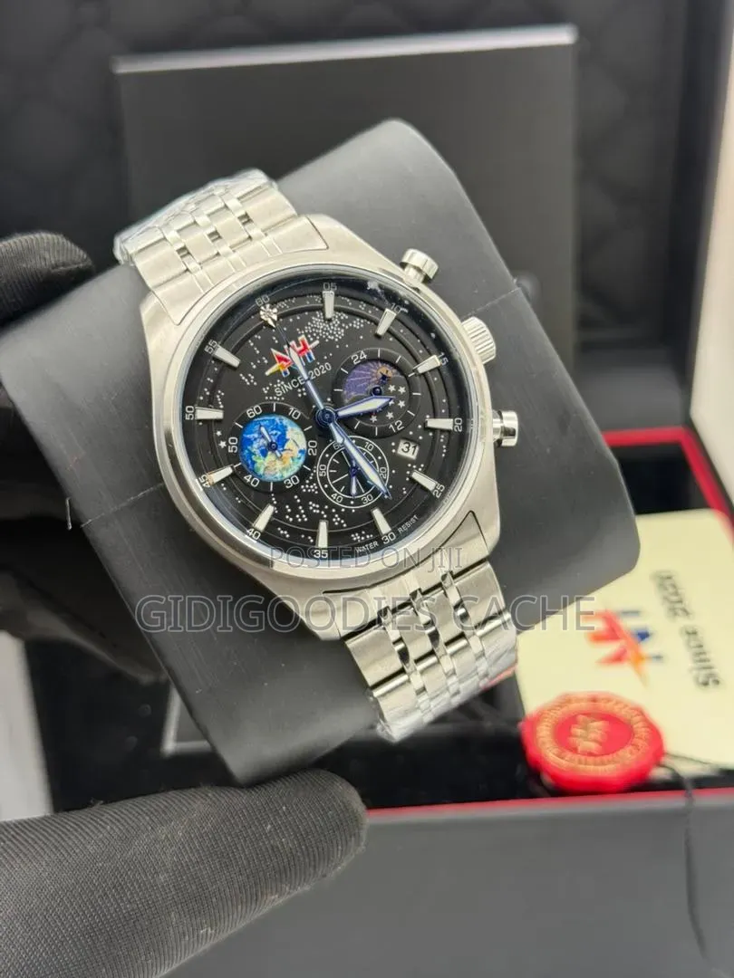 Men's Luxury Multi-Function Chronograph Analog Watch
