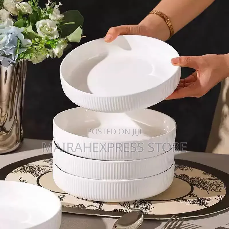 1pcs 8inches Luxury Ceramic Bowl T2mm7