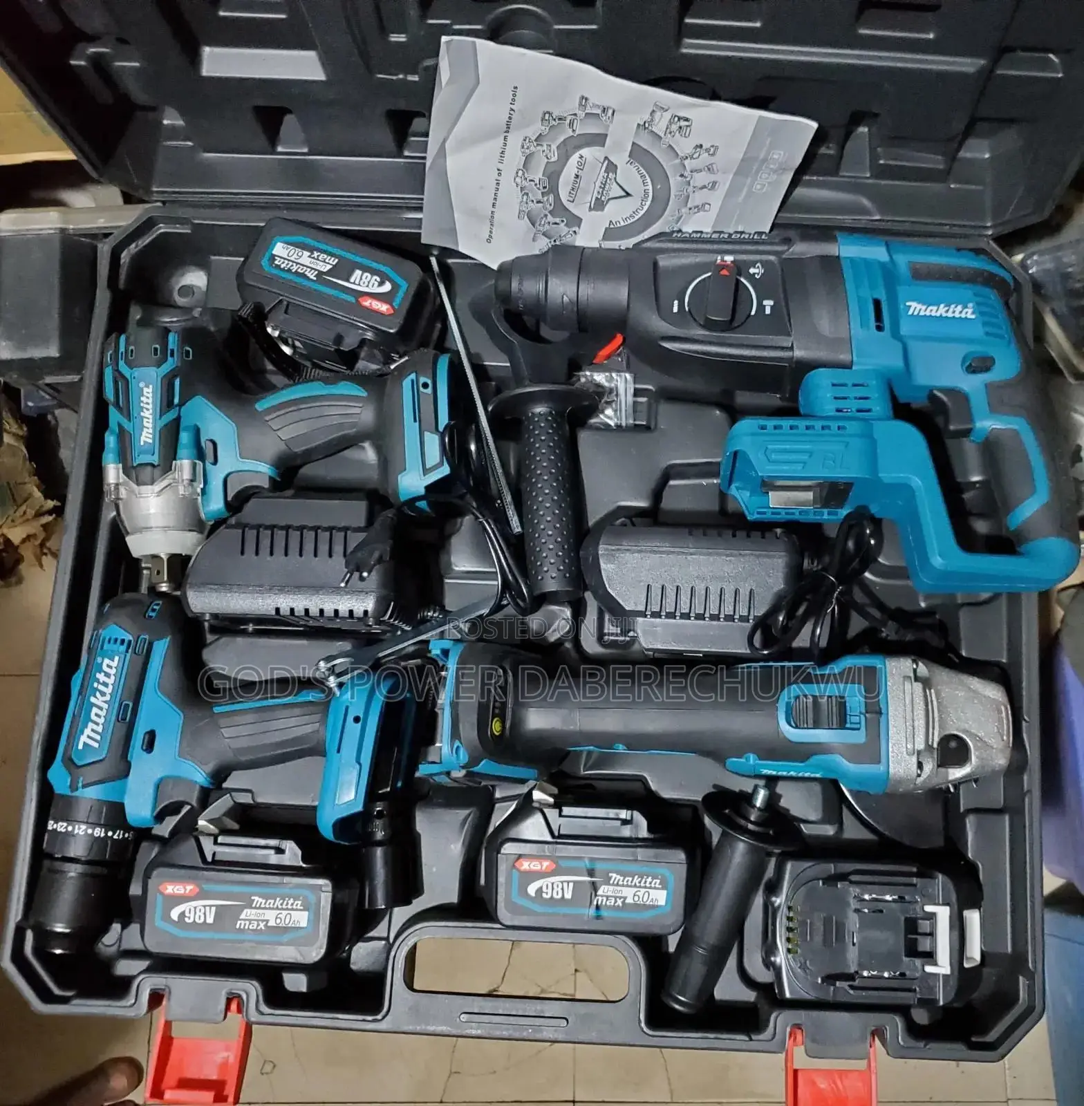 Makita Cordless Tool Set 4-in-1