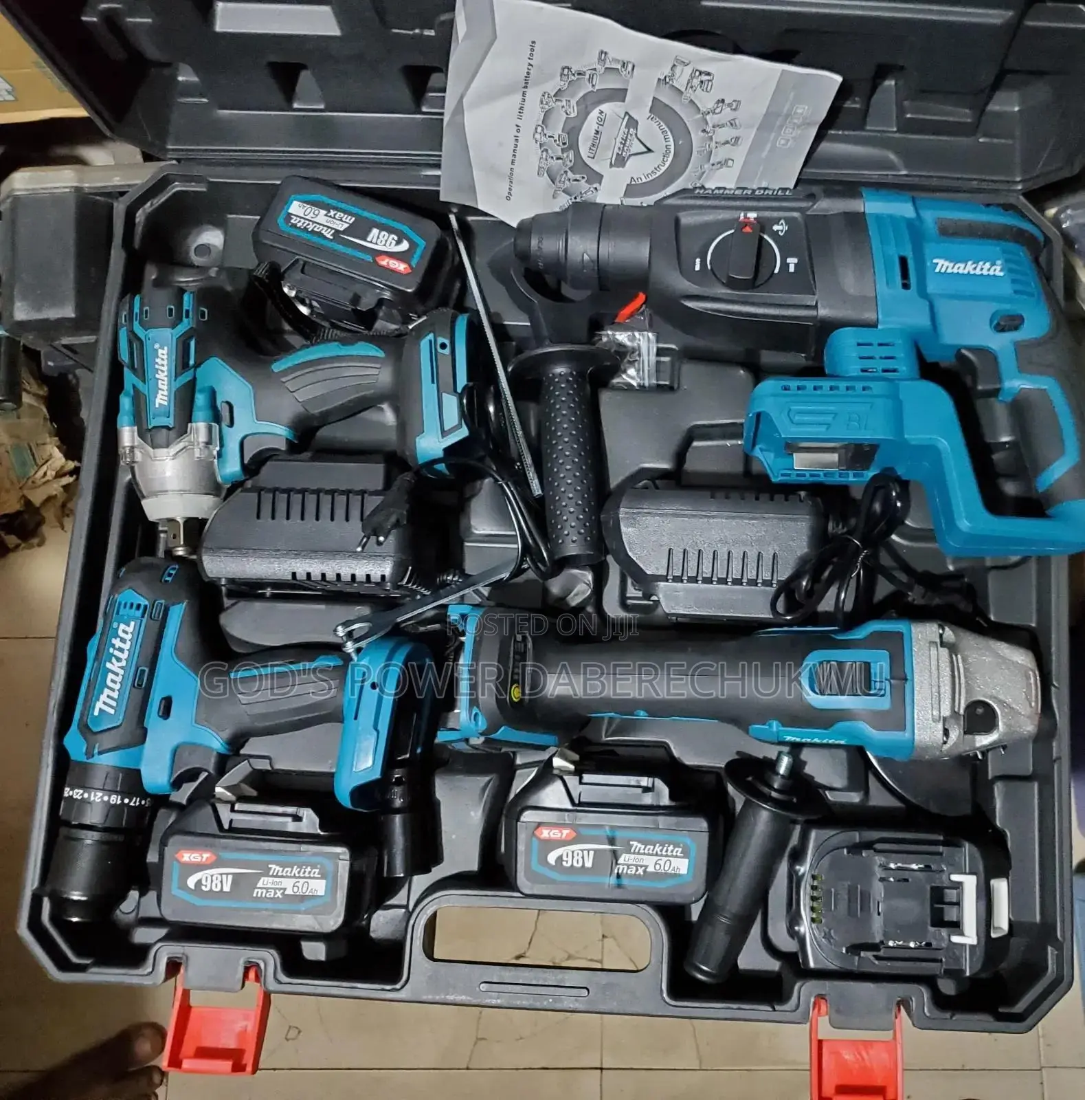 Makita Cordless Tool Set 4-in-1