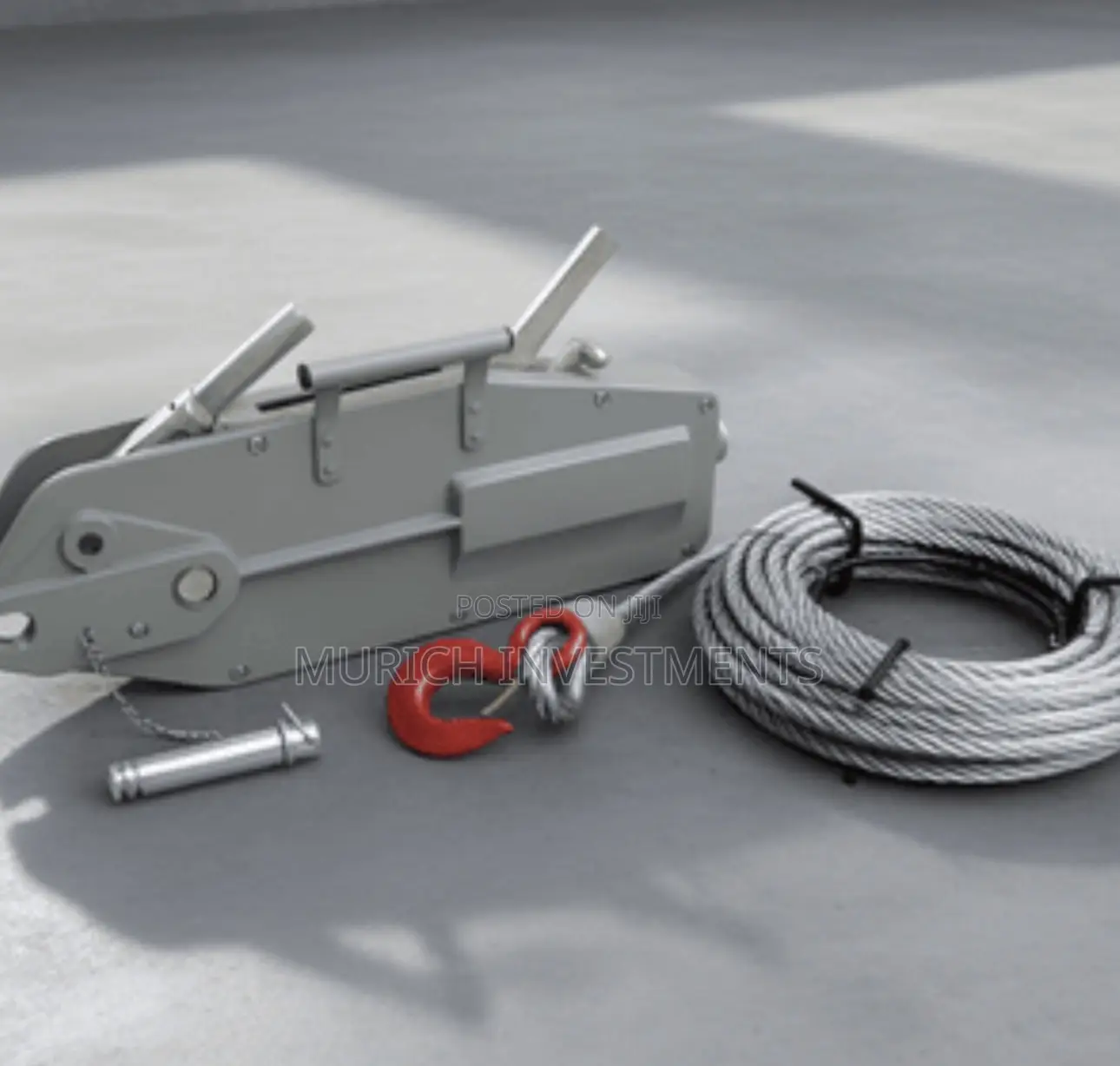 Aluminum Alloy Manual Wire Rope Pulling Hoist Hand Winch – 5.4t × 20m