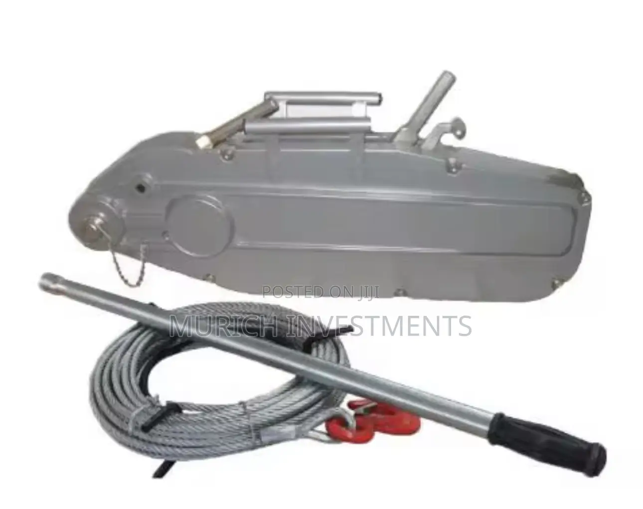Aluminum Alloy Manual Wire Rope Pulling Hoist Hand Winch – 5.4t × 20m