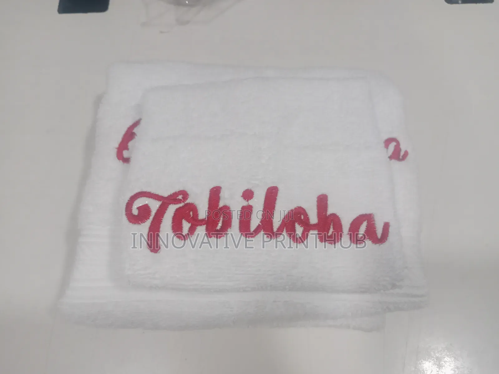 Towel Monogram Printing