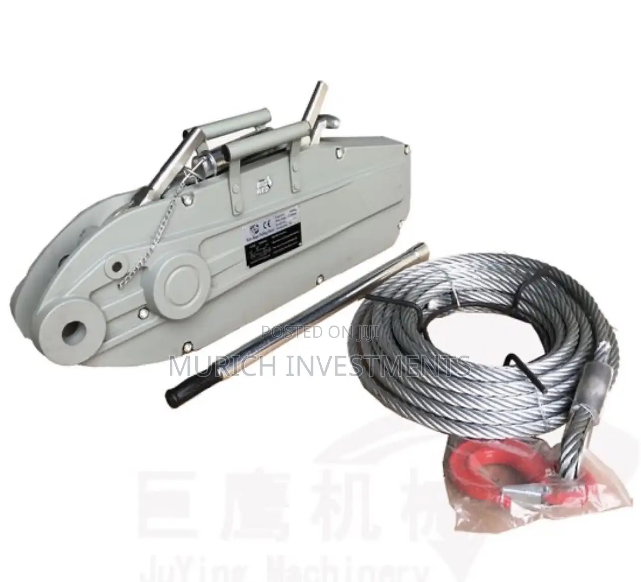3.2 Ton X 20meters Manual Tirfor Wire Rope Pulling Winch