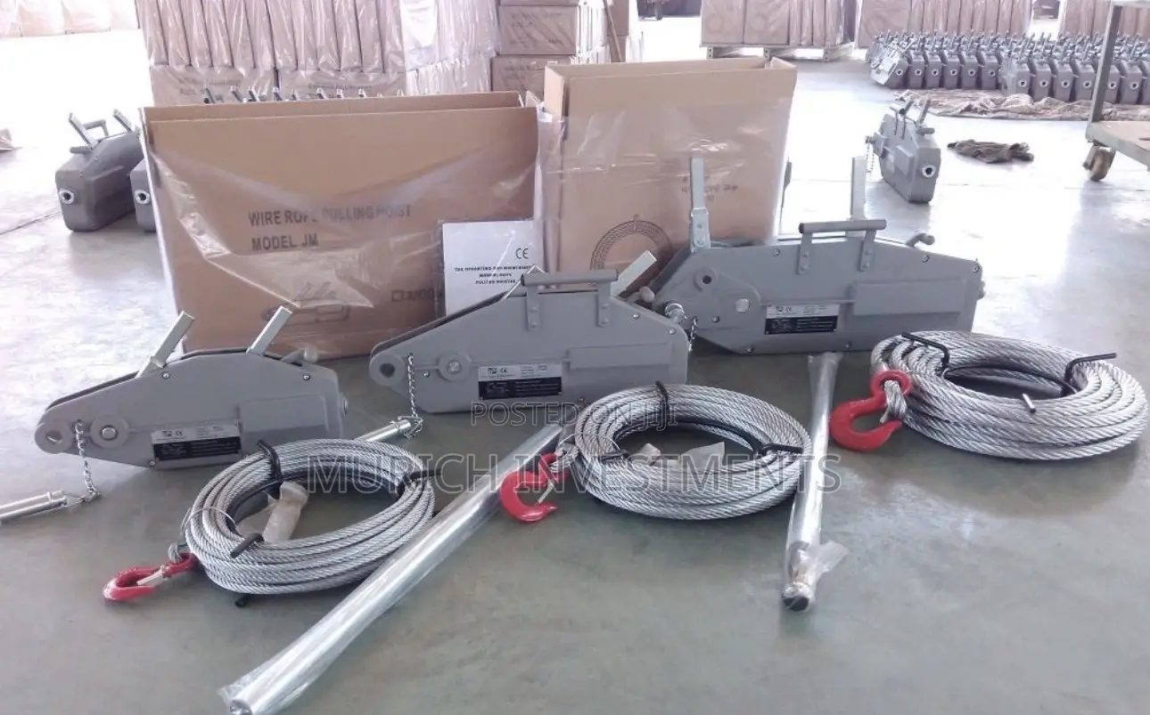 3.2 Ton X 20meters Manual Tirfor Wire Rope Pulling Winch