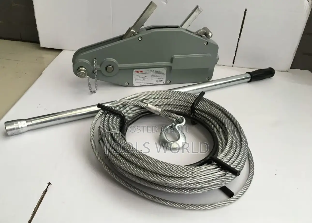 3.2 Ton Heavy-Duty Manual Tirfor Wire Rope Pulling Winch