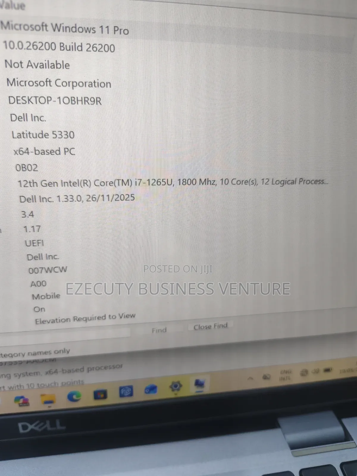 Laptop Dell Latitude 5330 16GB Intel Core i7 SSD 512GB