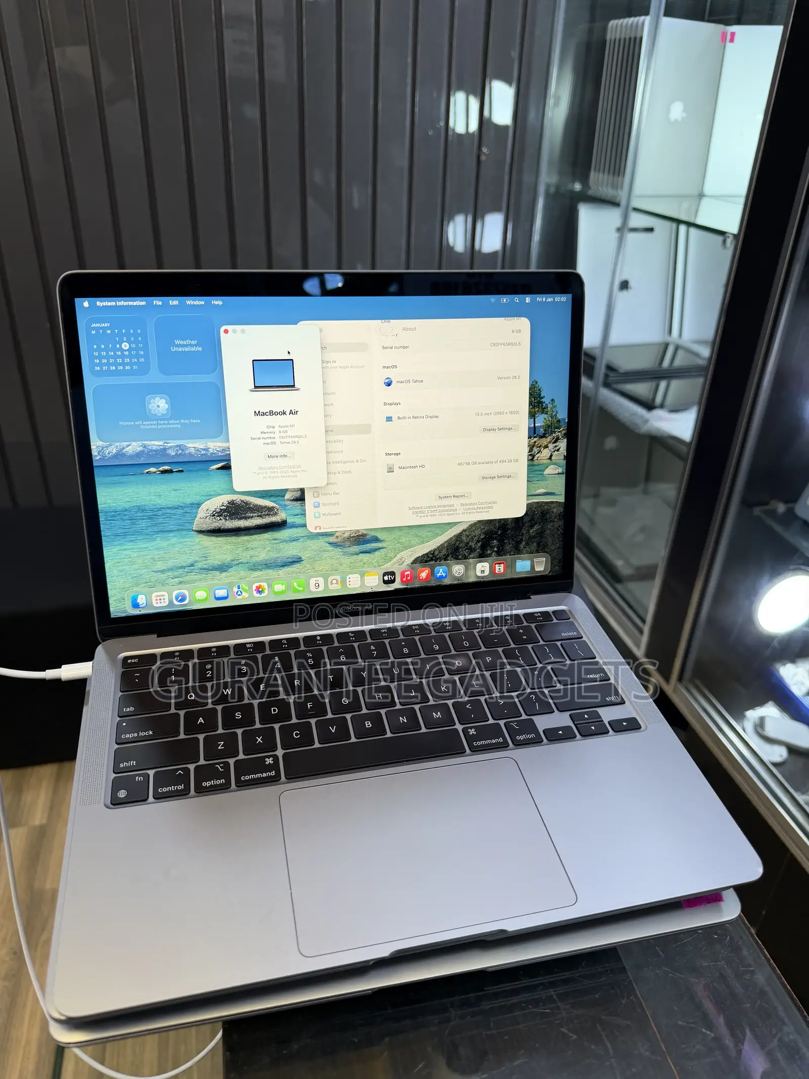 Laptop Apple MacBook Air 2020 M1 8GB Apple M1 SSD 512GB