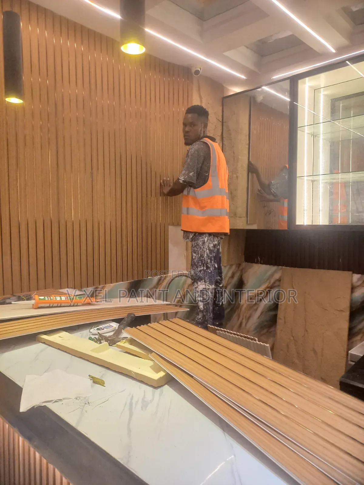 Luxury Professional Flutted Panel Installation.