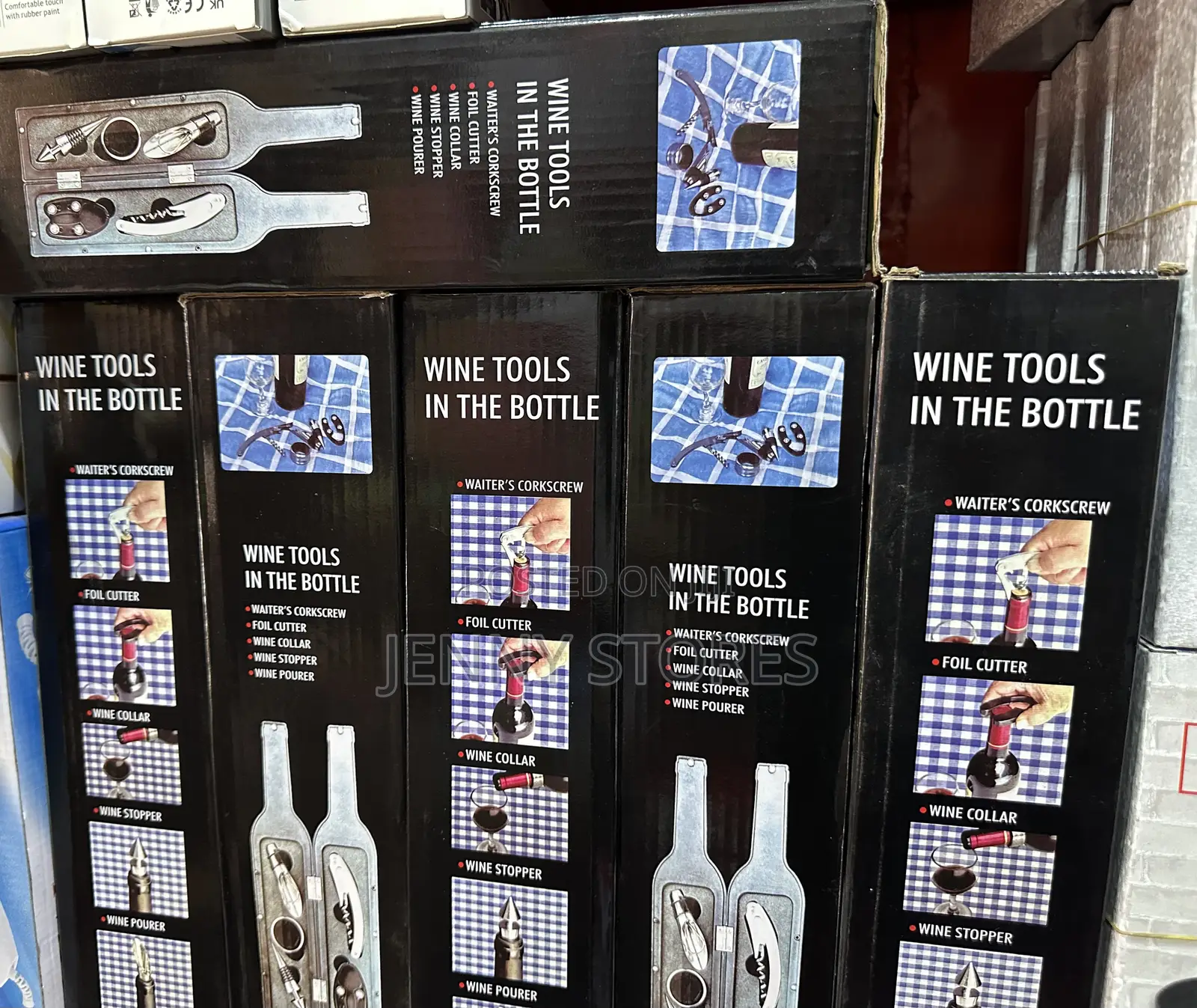 3in1 Bottle Shape Wine Opener Set