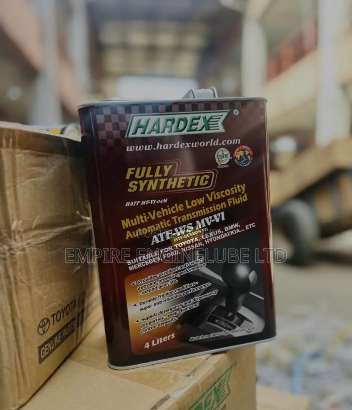 Hardex Ws and T-Iv Available (Gear Oil)