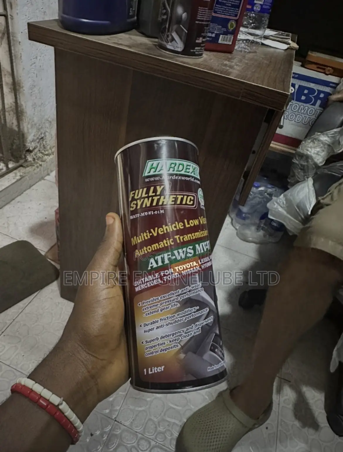 Hardex Ws and T-Iv Available (Gear Oil)