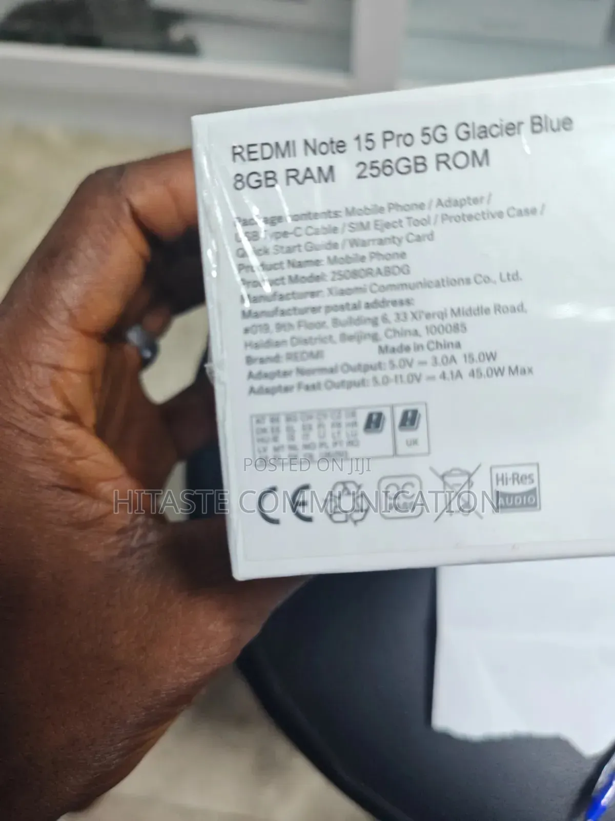 New Xiaomi Redmi Note 15 256 GB Black