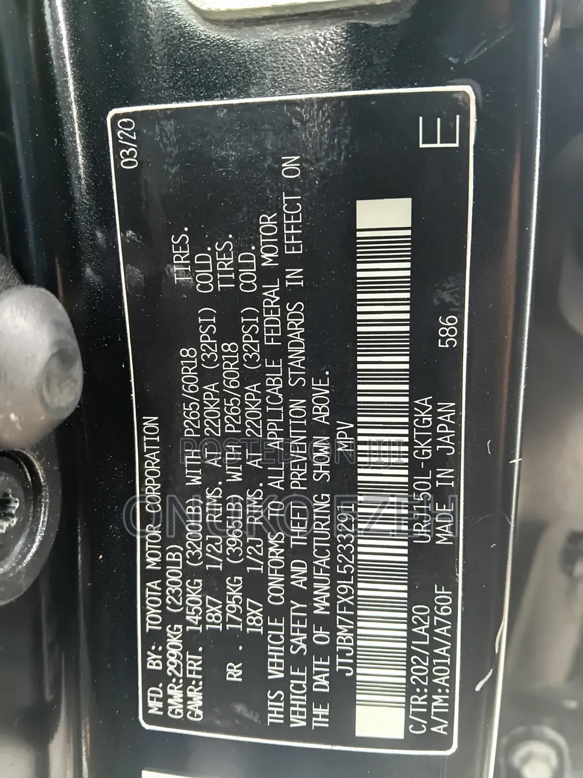 Lexus GX 460 Luxury 2020 Black