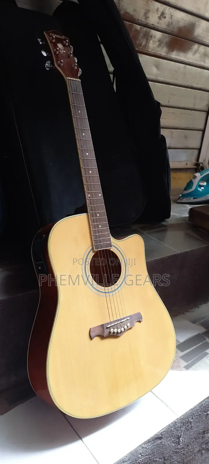 Hondo Uk Used Semi Acoustic Guitar