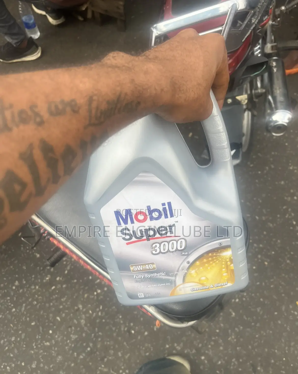 Mobil 3000 5litres (Fully Synthetic 5w40)