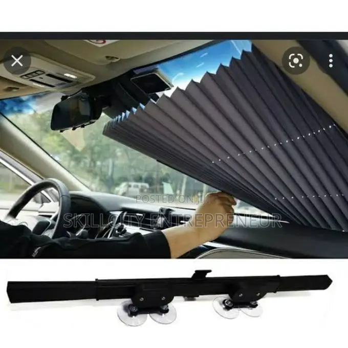 65cm Car Cooling Sunshade Retractable Windshield Cover