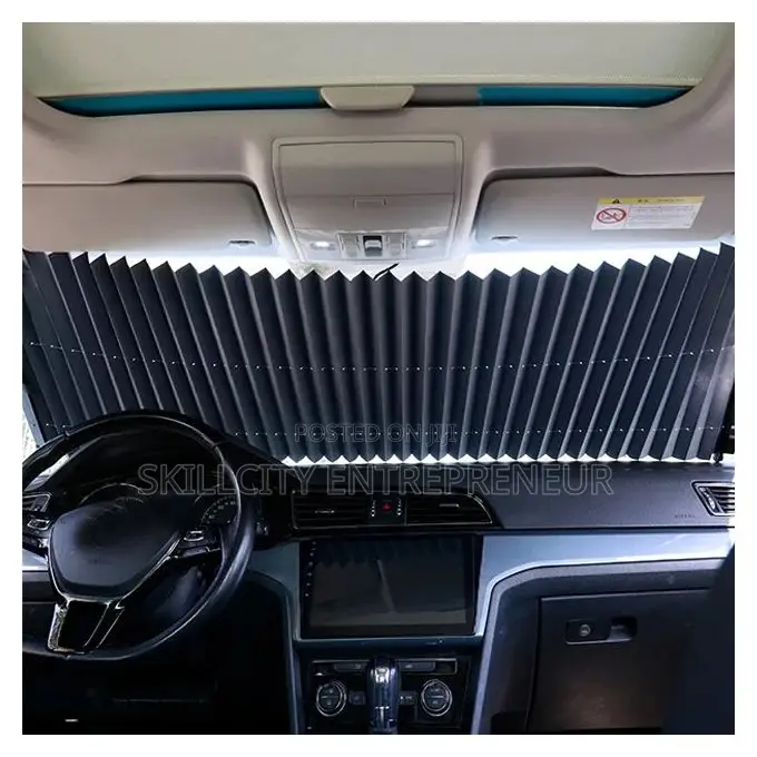 65cm Car Cooling Sunshade Retractable Windshield Cover