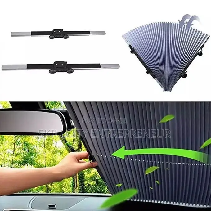 65cm Car Cooling Sunshade Retractable Windshield Cover