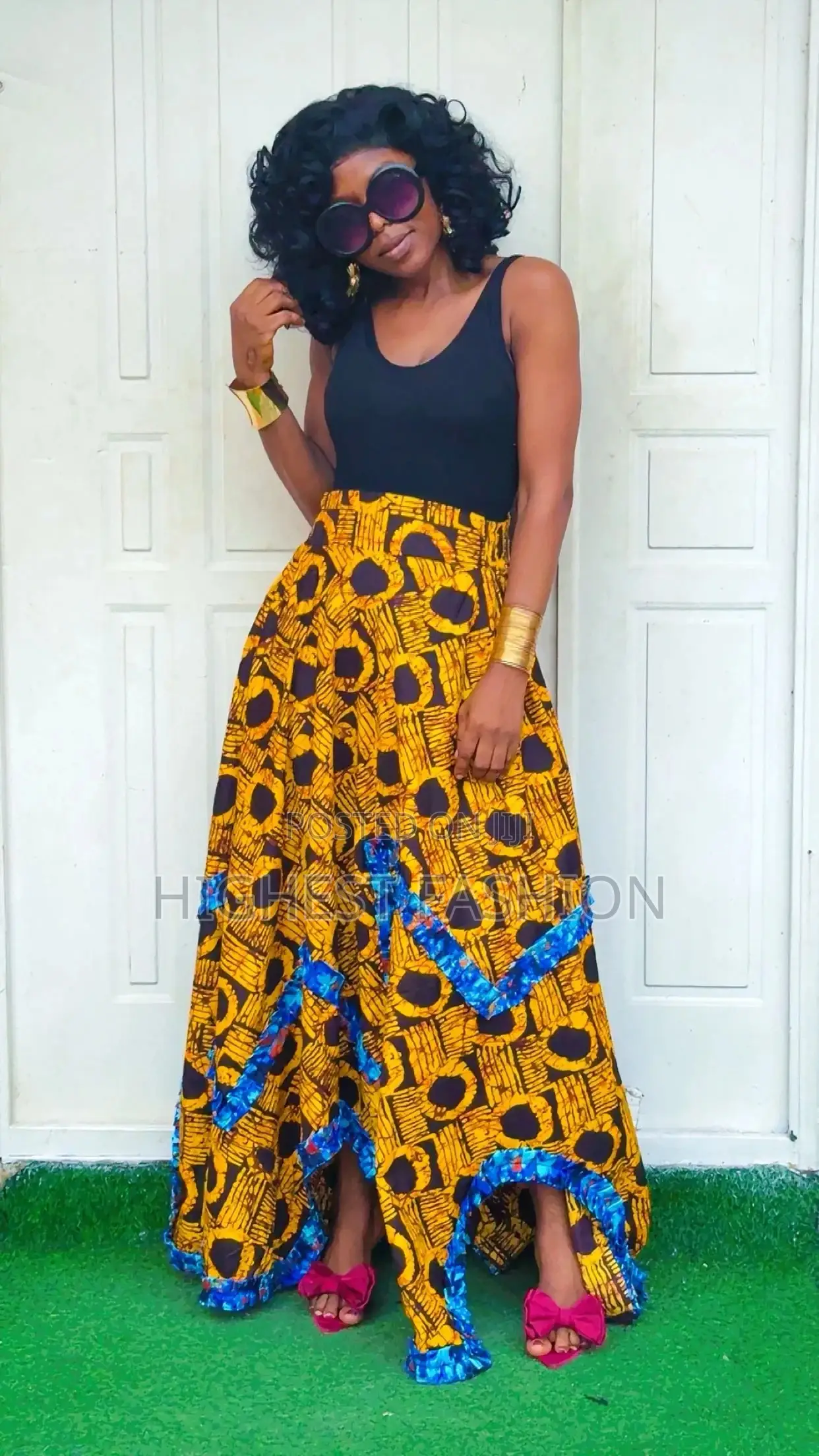 Small Strap Top and Long Skirt - Style 221