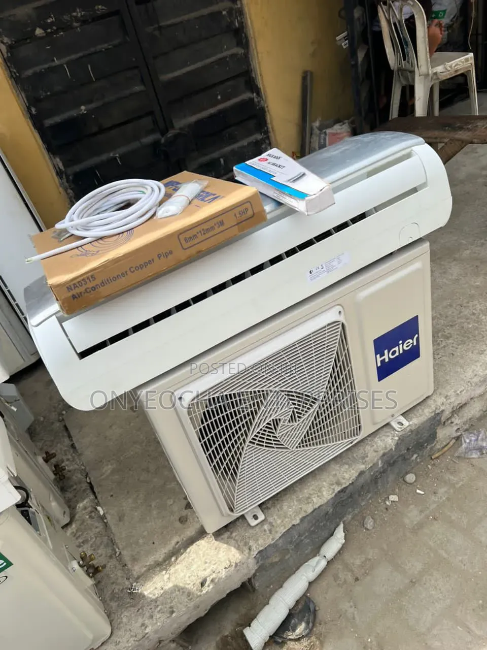 Uk Fairly Used 2hp Haier Inverter Split Unit Ac With the Accessories