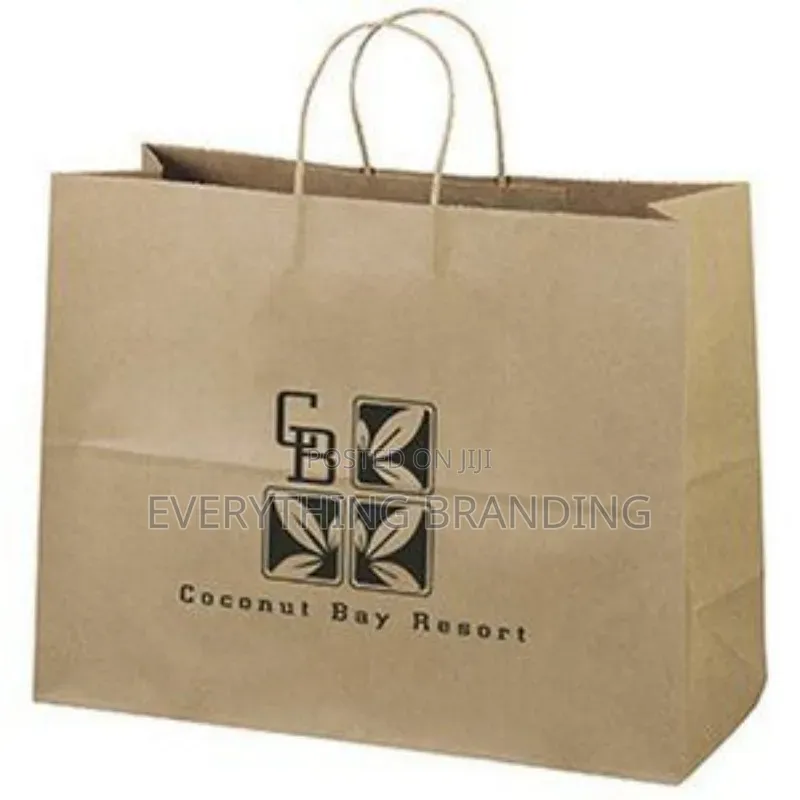 A4 Kraft Paper Bag for Gift, Landscape, 110gsm
