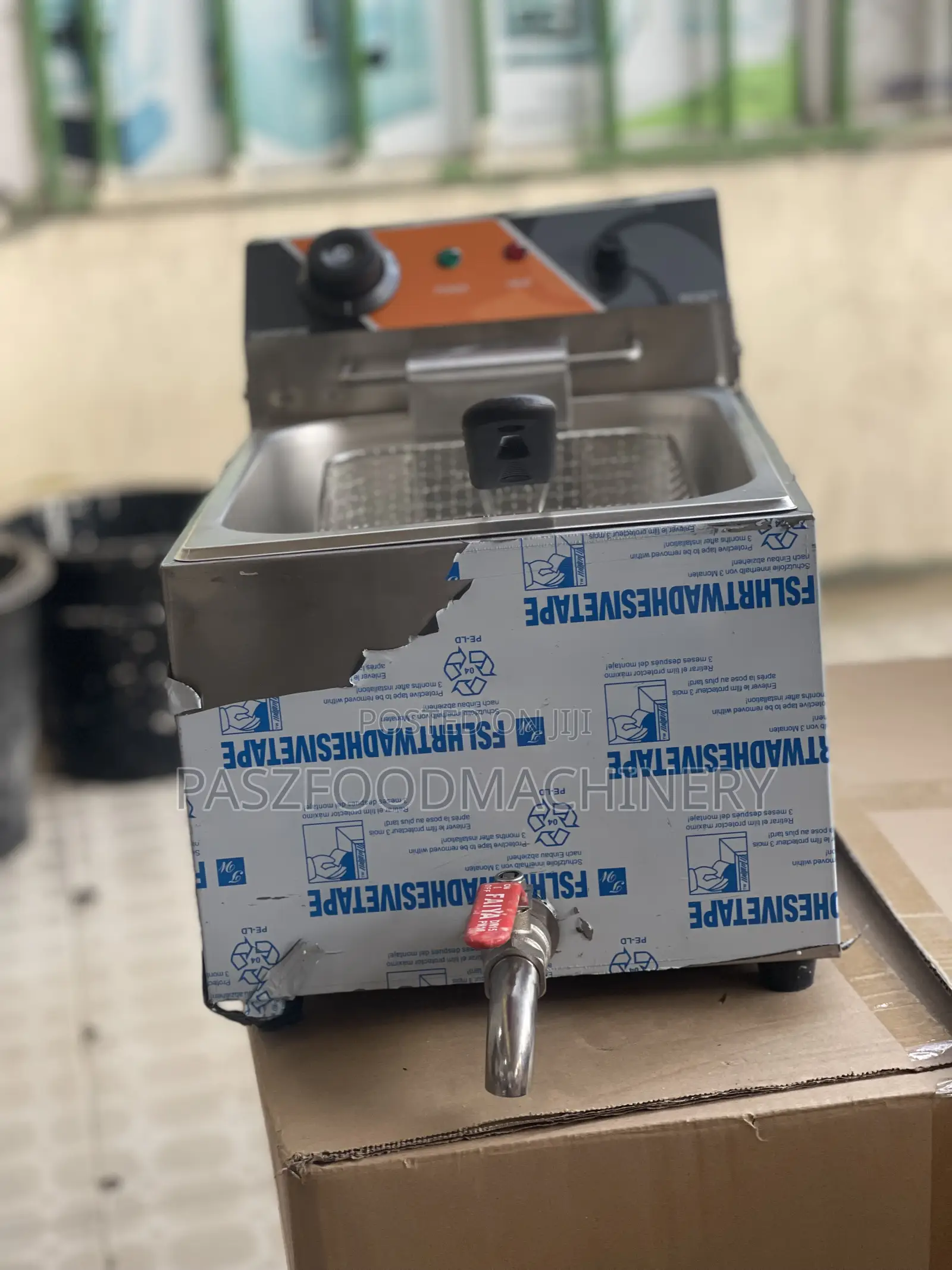 Quality Counter Top Electric Single Deep Fryer With Tap