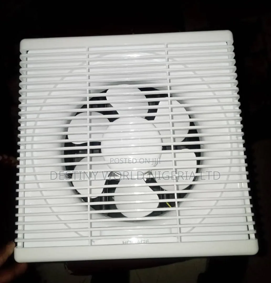 White 8" Hoage Wall-mounted Exhaust Fan