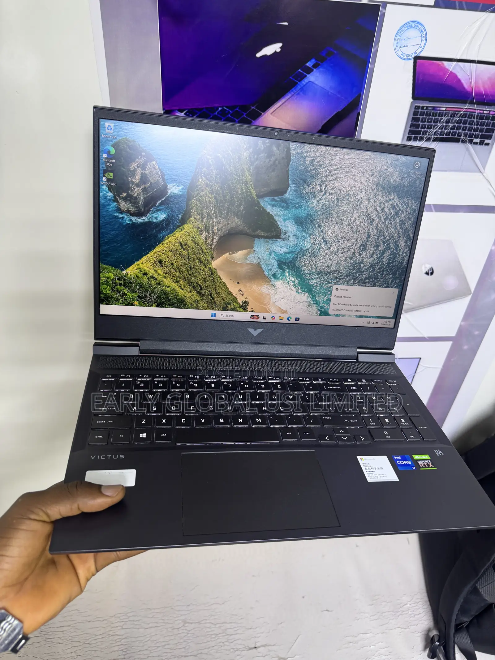 Laptop HP Victus 15 16GB Intel Core Ultra 7 SSD 512GB