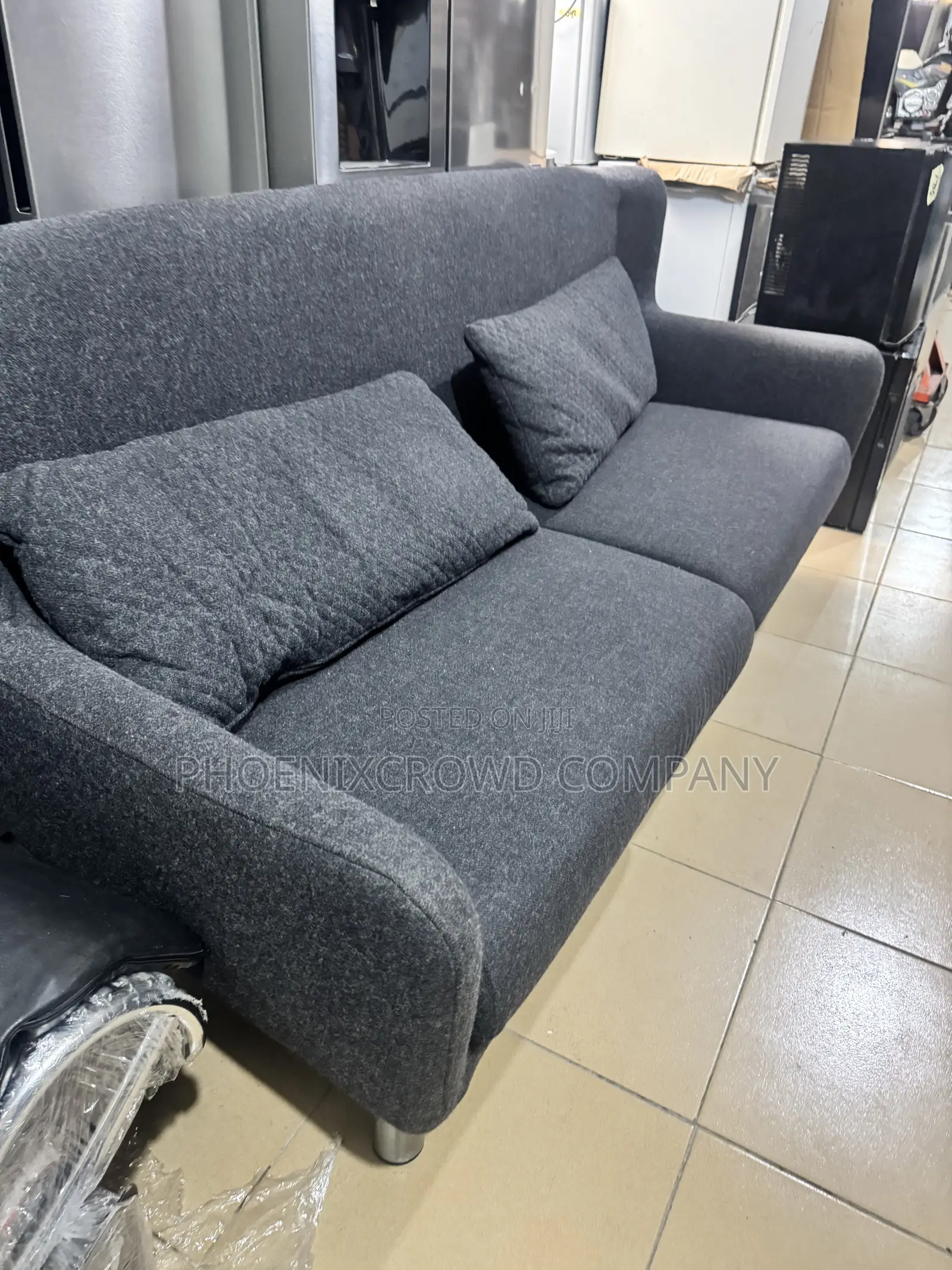 4 Seaters Black- Gray Sofa