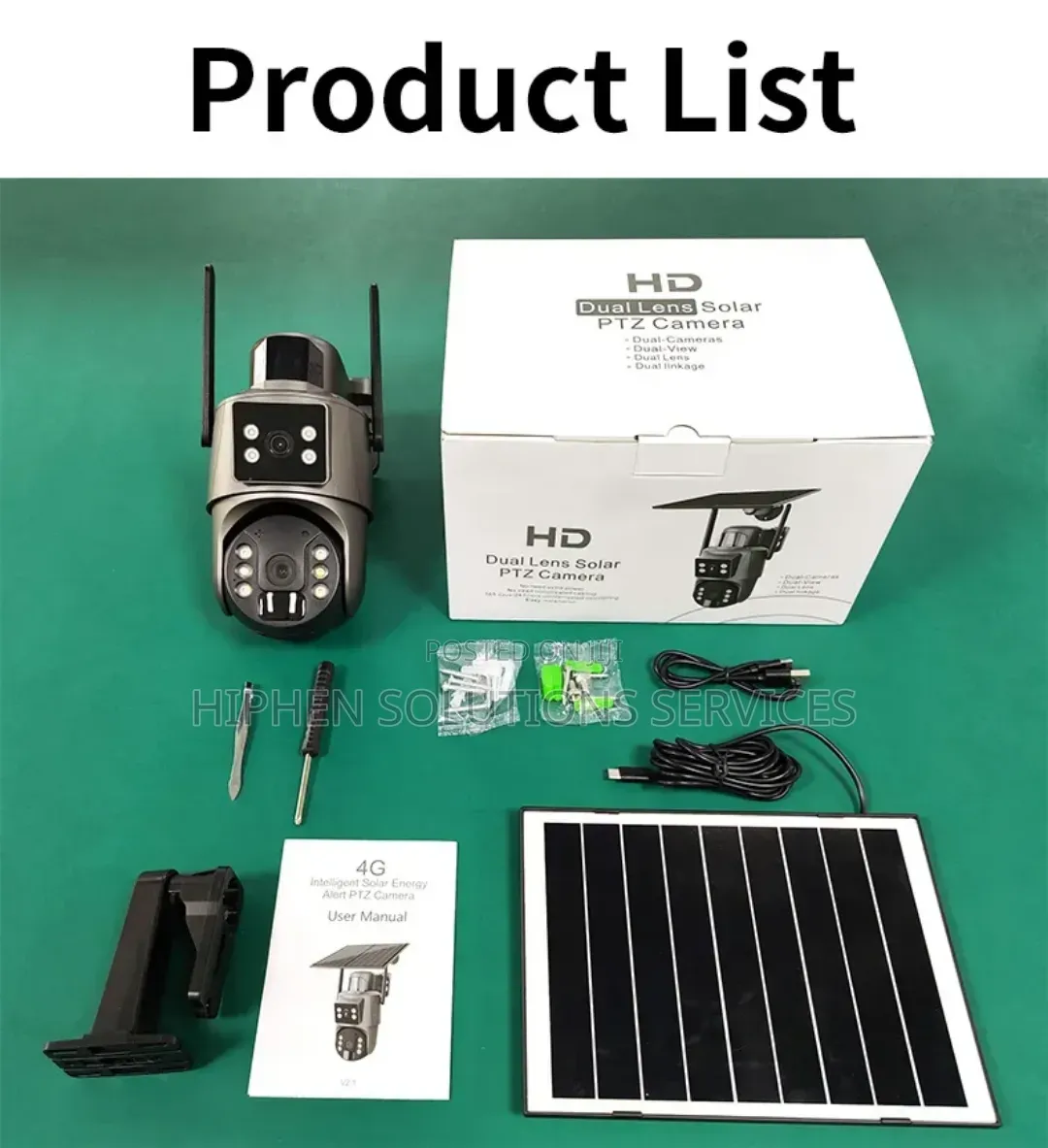Solar Camera Dual Lens Supplier in Nigeria