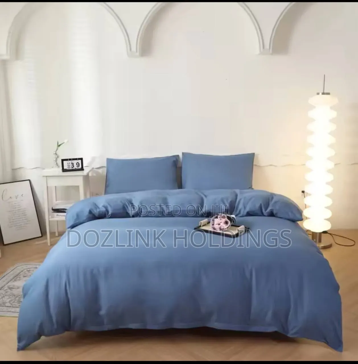 Bed Cover and Duvet With 2 Pillow Case
